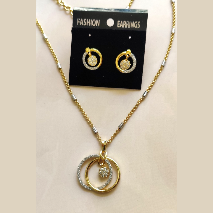CZ - Venn Pendant Set - Sparkleeng Jewels