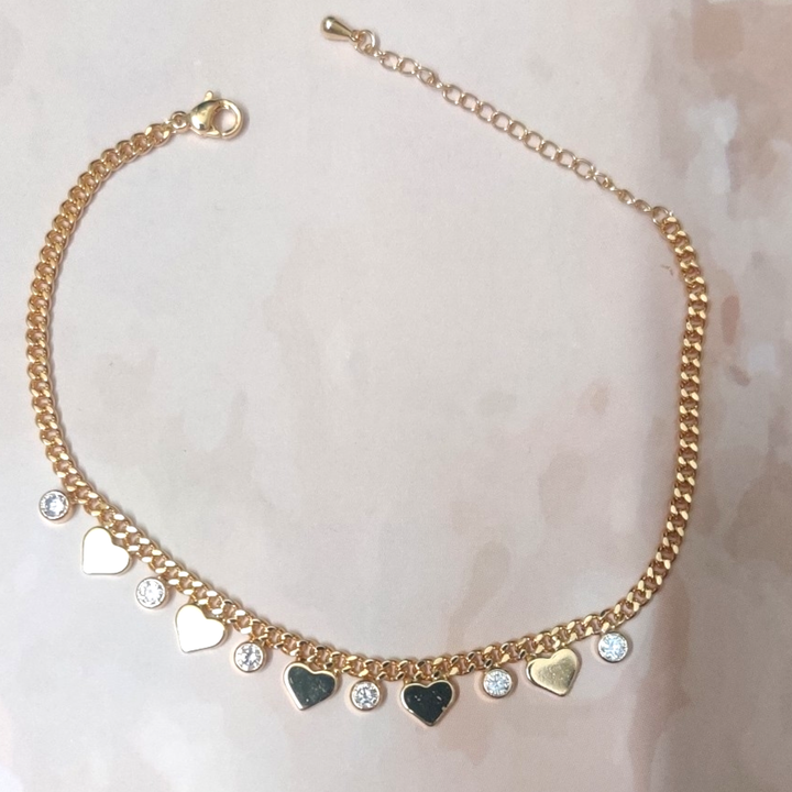 Stainless Steel Anti - Tarnish Premium Quality Anklet - Sparkleeng Jewels