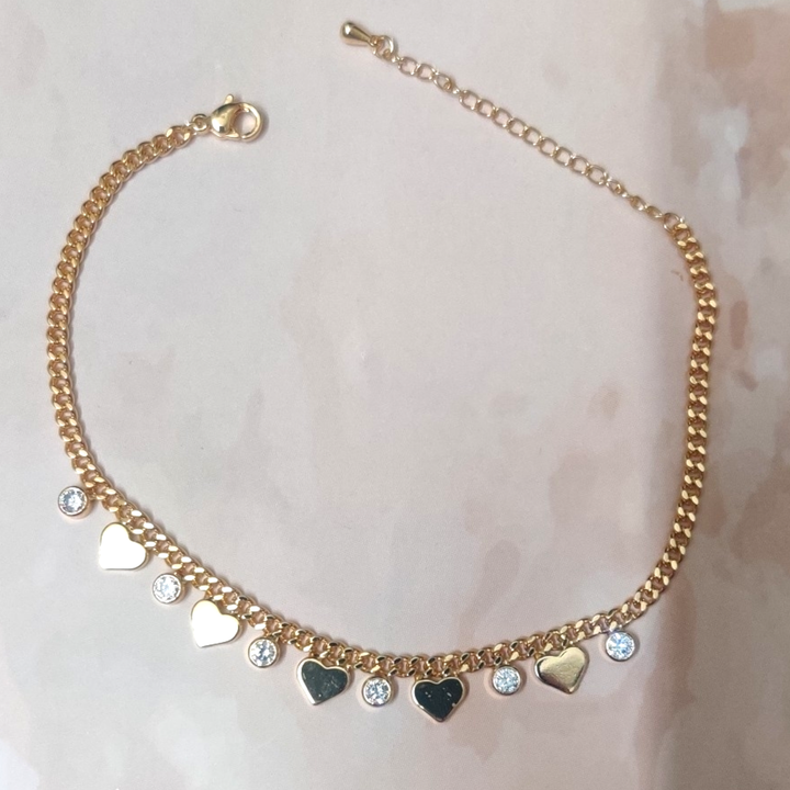 Stainless Steel Anti - Tarnish Premium Quality Anklet - Sparkleeng Jewels