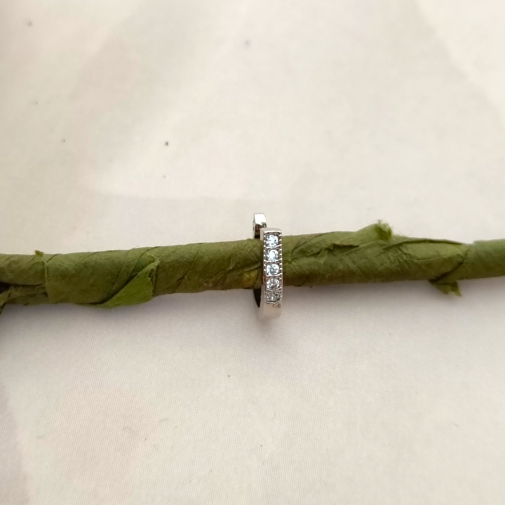 CZ - Classic Push Nose Pin - Sparkleeng Jewels