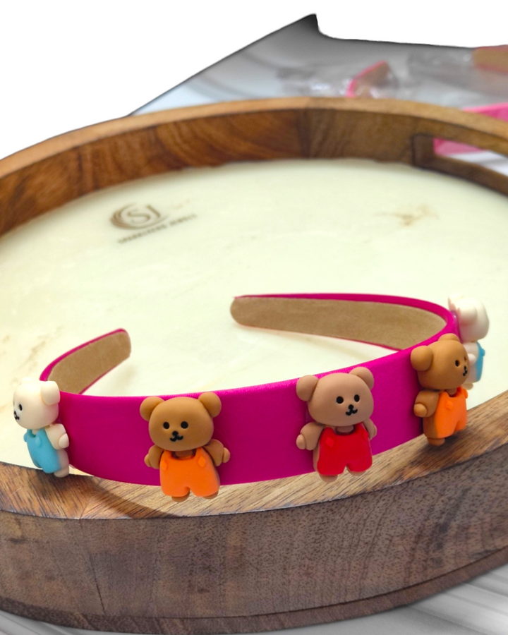 Teletubbies Cartoon Beads Kids Hairband - Sparkleeng Jewels