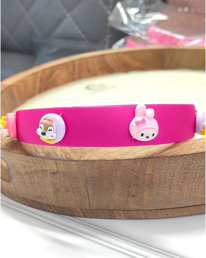 Teletubbies Cartoon Beads Kids Hairband - Sparkleeng Jewels