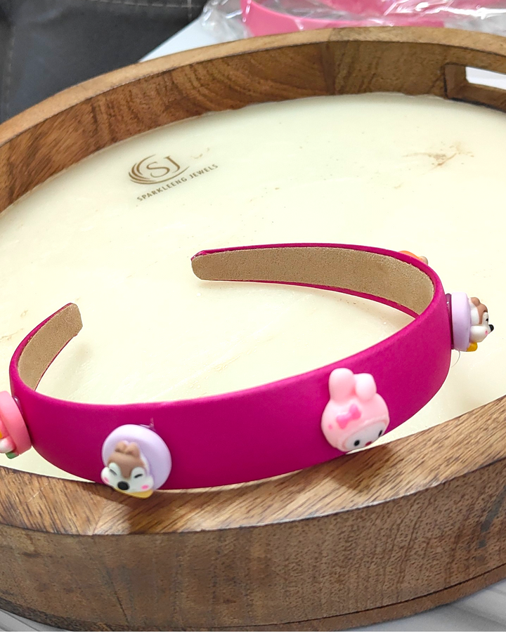 Teletubbies Cartoon Beads Kids Hairband - Sparkleeng Jewels