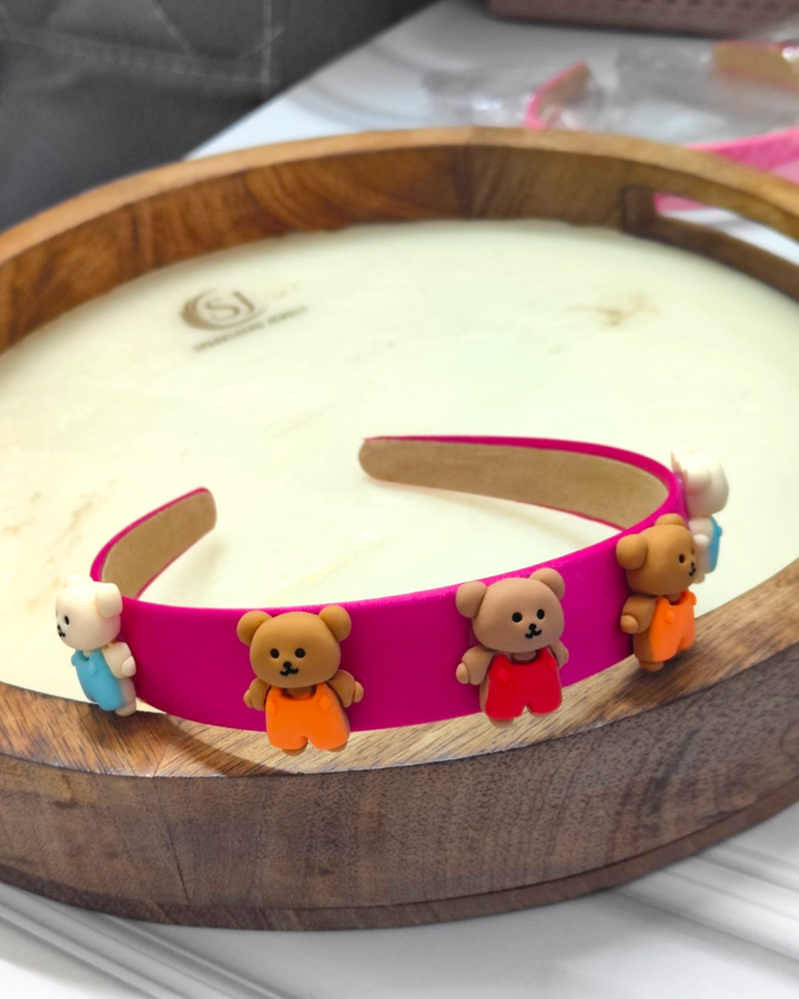 Teletubbies Cartoon Beads Kids Hairband - Sparkleeng Jewels