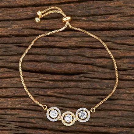 CZ Beacei with 2 Tone Plating - Sparkleeng  Jewels