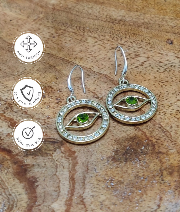 Zircona Evil Eye Drops - Sparkleeng  Jewels