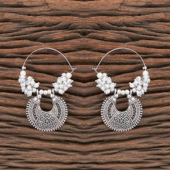 Pearl Bali with Oxidised Plating - Sparkleeng  Jewels
