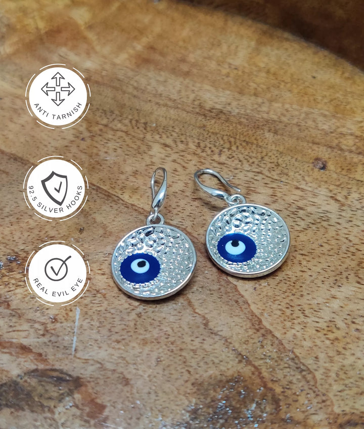 Evil Eye drop earrings - Sparkleeng  Jewels