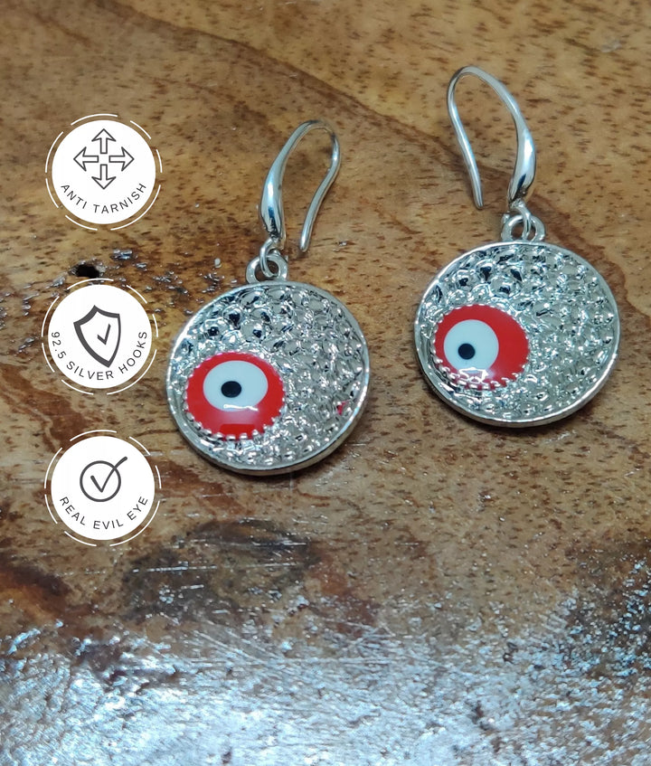 Evil Eye drop earrings - Sparkleeng  Jewels