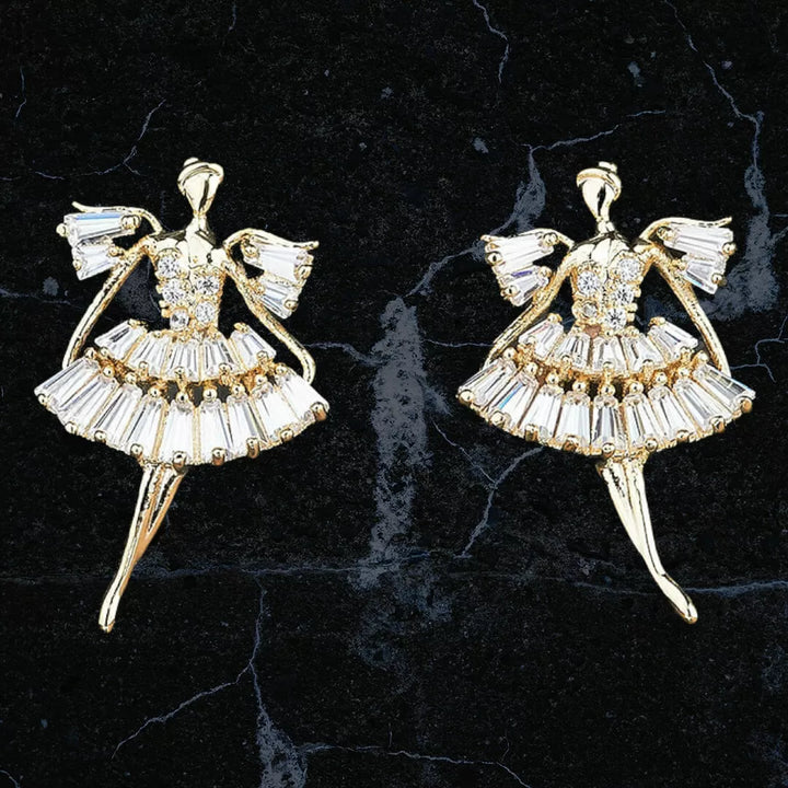 Ballerina Studs - Sparkleeng  Jewels