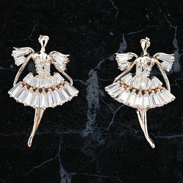 Ballerina Studs - Sparkleeng  Jewels