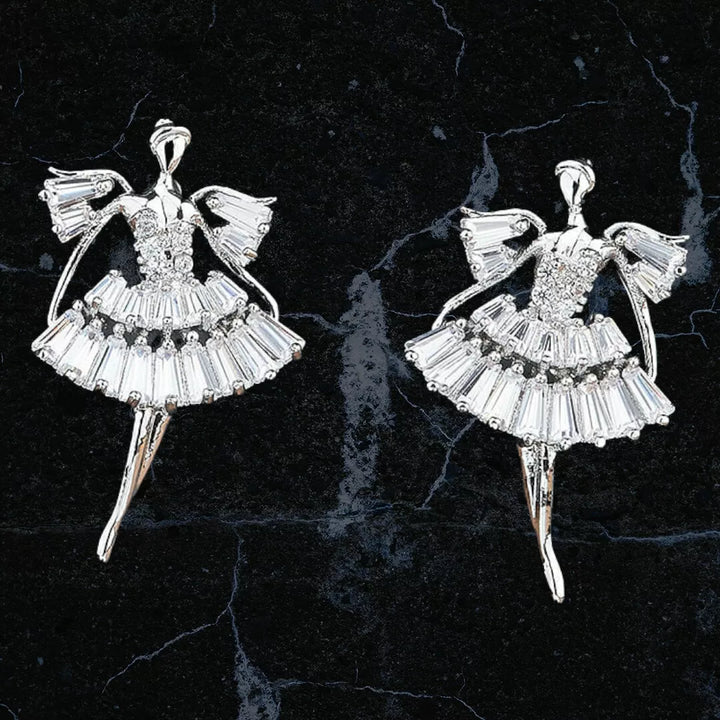 Ballerina Studs - Sparkleeng  Jewels