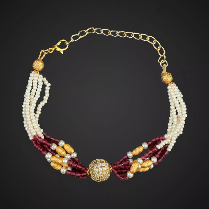 Moti & AD Loose Bracelet - Sparkleeng  Jewels