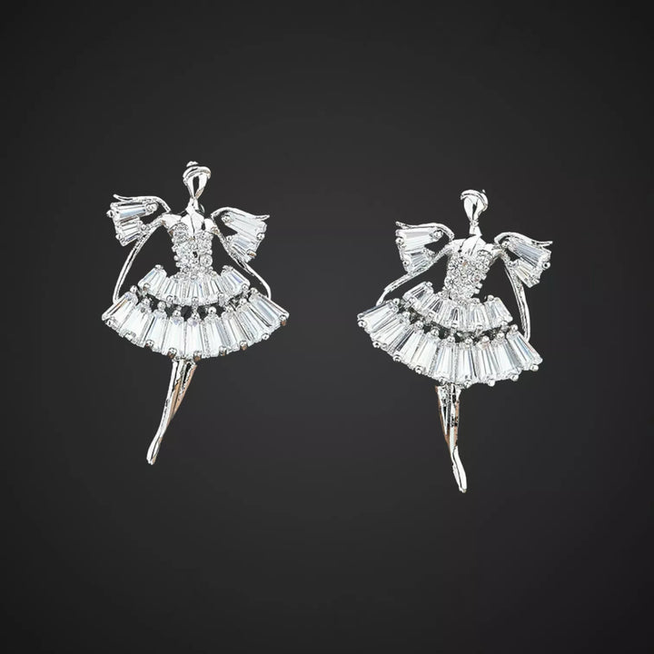 Ballerina Studs - Sparkleeng  Jewels