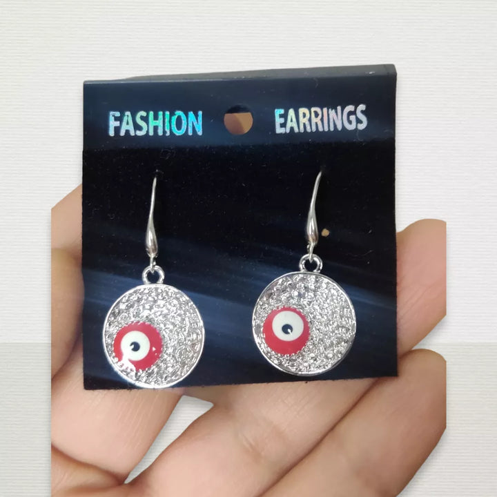 Evil Eye drop earrings - Sparkleeng  Jewels