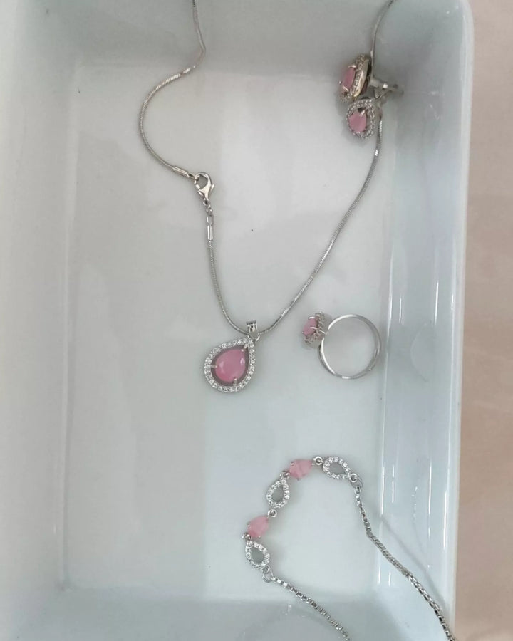 CZ - American Diamonds Combo Set - Sparkleeng Jewels